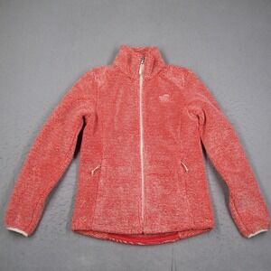The North Face Osito Fleece Jacket Womens Small Coral Pink Full Zip NF0C782 SP19